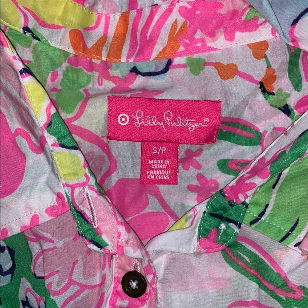Lilly For Target Button Down Blouse - image 4